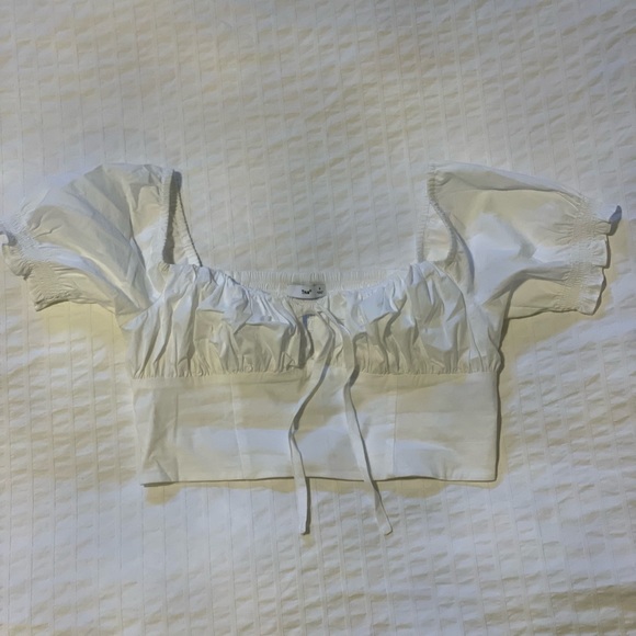 Tna Poplin Cropped Blouse - Picture 1 of 5